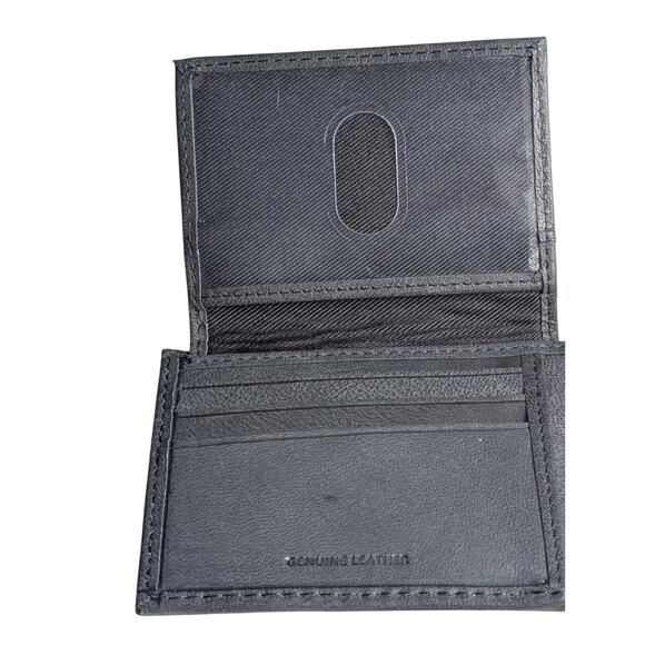 Dickies Genuine Leather Passcase Men's Wallet Black 31D1220003 New Free Shipping - Picture 4 of 7